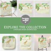 Begroting Waterverf Baby shower uitnodiging