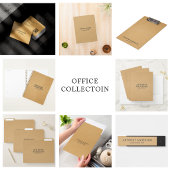 Gold Faux Leather Texture Design Deurbordje