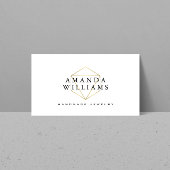 Chique Faux Gold Edelsteen Sieraden Designer Brief Briefkaart