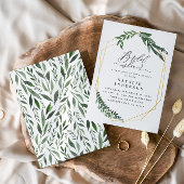 waterverf groene florelegant vrijgezellenfeest shot glas