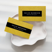 Gouden Glitter, Sparkle, Glitter Achtergrond Vierkante Visitekaartje