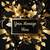 Gepersonaliseerd Elegant Goud Thermosbeker