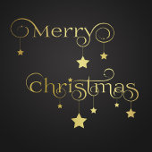 edele gouden kerststerren