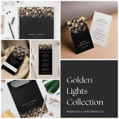 Golden Lights - Gepersonaliseerd Mini Klembord