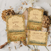 Golden Meadow Mountain Wedding Save The Date