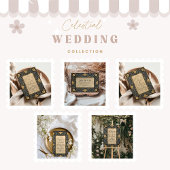 Golden Midnight Celestial Wedding Save The Date