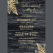 Chic Modern Rustic Marriage Save the Date Magneet