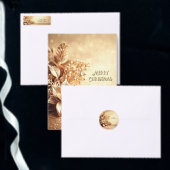 Gouden Poinsettia Poster (Personaliseer de collectie van deze zelfstandige maker.)