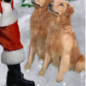 Golden Retriever met Kerstmis Bad Handdoek