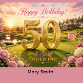 Golf 50th Birthday naar de golfer Golfballen