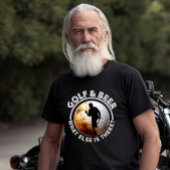 Golf Happy Birthday tot Golfer met glas bier Cadeaupapier