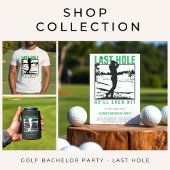 Golf vrijgezellenfeest grappig laatste gat dat hij pokerkaarten