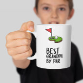 Beste Opa door Par Grootvader grappige Dinosaurus Golfhanddoek