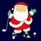 Golf Christmas Holiday Gifts Socks Sokken