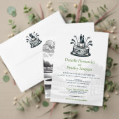 Golf Paar Bruiloft Bedankzakje (Personaliseer deze collectie van deze onafhankelijke maker. Test)