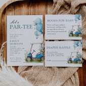 Golf Let's Par-tee Boy Baby Shower Wijn Etiket