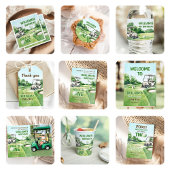 Gat in een golfbaan Par-t-shirt 1e verjaardag Kaart