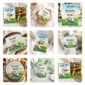 Waterverf Hole in One Golf 1e verjaardag Kaart