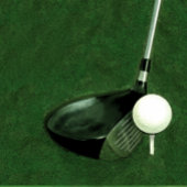 Golf Threaditation Briefkaart