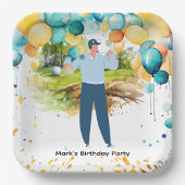 Golfer Let's Par T-shirt for Party Servet