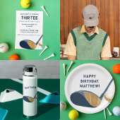 Golf Club and Ball Personalized Golfers Birthday Spandoek
