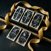 Gothic Vintage Beauty Makeup Artist Black Luxury Visitekaartje