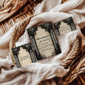 Gothic Chandelier Midnight Birthday Kaart