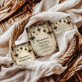 Gothic Chandelier Roses Birthday Bedankkaart