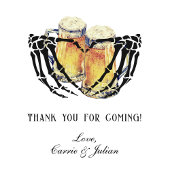 Liefde is het brouwen van Tea Party Gotisch Vrijge Ronde Sticker