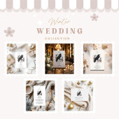 Gothic Raven Winter Wedding Save The Date