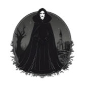 Gothic Salem Witch bij middernacht Trucker Pet