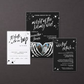 Grunge Halloween Trouwprogramma Welkom Tas kaart (Personaliseer de collectie van deze zelfstandige maker.)