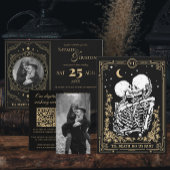 Til Death Do US Party Custom Groom Gothic Skull Zelfinktende Stempel