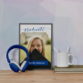 Groen Afstudeer Script Modern Foto Magneet