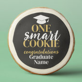 One Smart Cookie - Modern Zwart Goud Afstuderen Tissuepapier