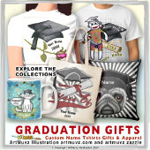 Sock Monkey Afstuderen aangepaste petten