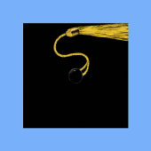 Borden voor aangepast Afstuderen lichtblauw papier Papieren Bordje