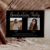 Moderne minimalistische uitnodiging tot Afstuderen