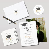 Graduation Cap Diploma Personalized Button