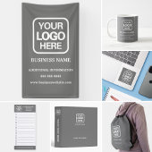 Voeg Logo Grey Modern Professional Photo toe Visitekaartje