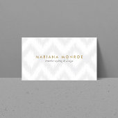 Ikat Pattern in Donkergrijs Designer Briefkaart