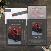 Minimalistisch foto Afstuderen | Grijs adres