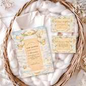 Greek Classic Columns Baby Shower Kaart