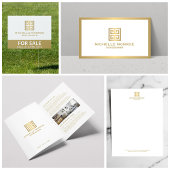 Classic Grieks Sleutelontwerper Logo Goud/Navy Bla Spandoek