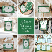 Groene golf luier verloting informatiekaartje