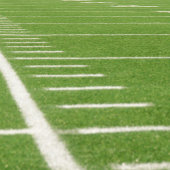 Football veld verjaardagsfeestje uitnodiging