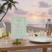 Green Margs and Matrimony Bachelorette Party  Vierkante Sticker