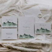 Green Mountain Country Calligraphy Bridesmaid Tote Bag