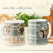 Brieven aan mijn zoon Buffalo Plaid Faux Wood Foto Notitieboek