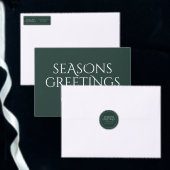 Green Business Seasons Groeten Retouradres Etiket